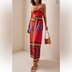 $850 Johanna Ortiz East Africa Linen Maxi 0